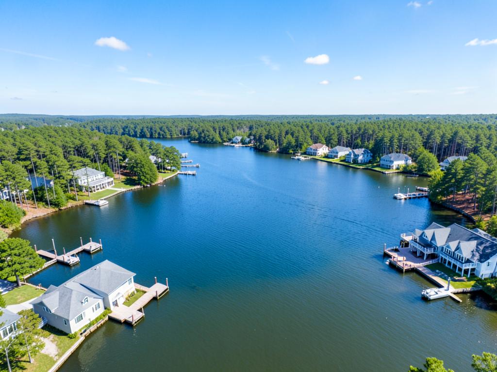 Lakefront homes with private docks near Chapin, South Carolina