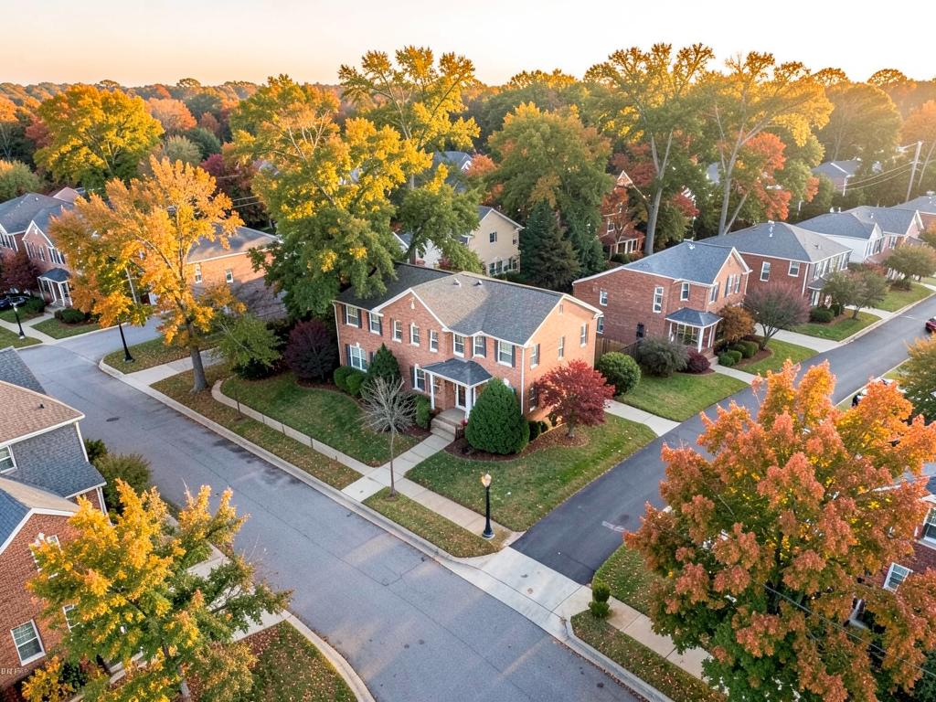 Established suburban neighborhood in Irmo, South Carolina